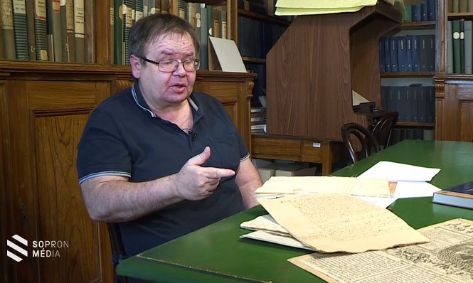 Dr. Dominkovits Péter, a Magyar Nemzeti Levéltár Győr-Moson-Sopron Megye Soproni Levéltárának igazgatója