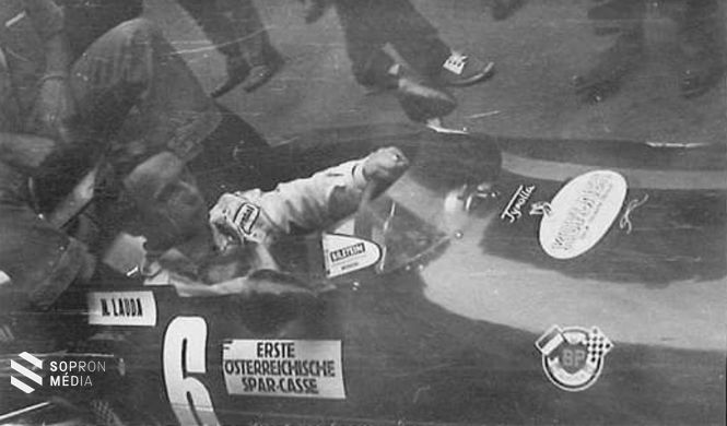 Niki Lauda az 1969-es soproni futamon 