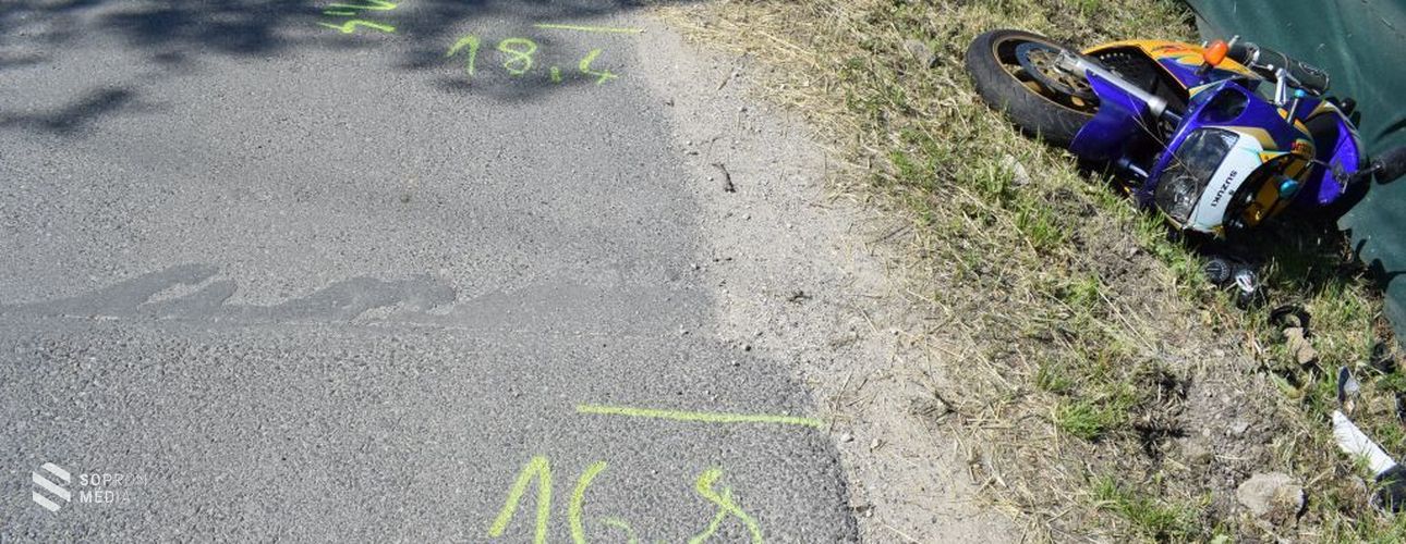 Ittasan vezetett a motoros
