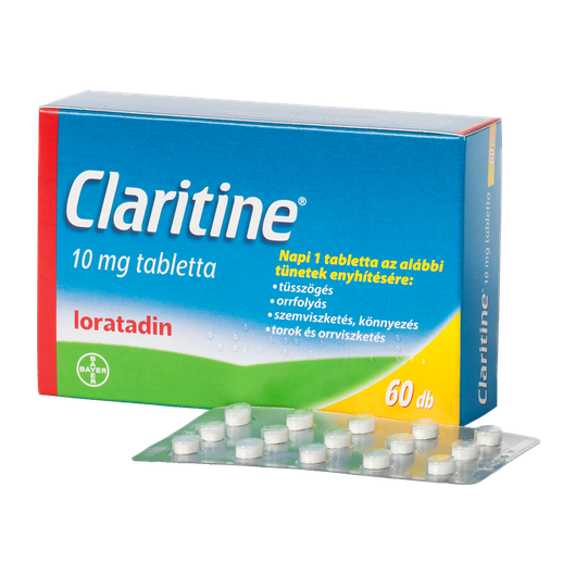 Claritine 10 mg tabletta (60x)
