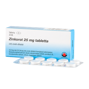 Zinkorot 25 mg tabletta (50x) termék kép