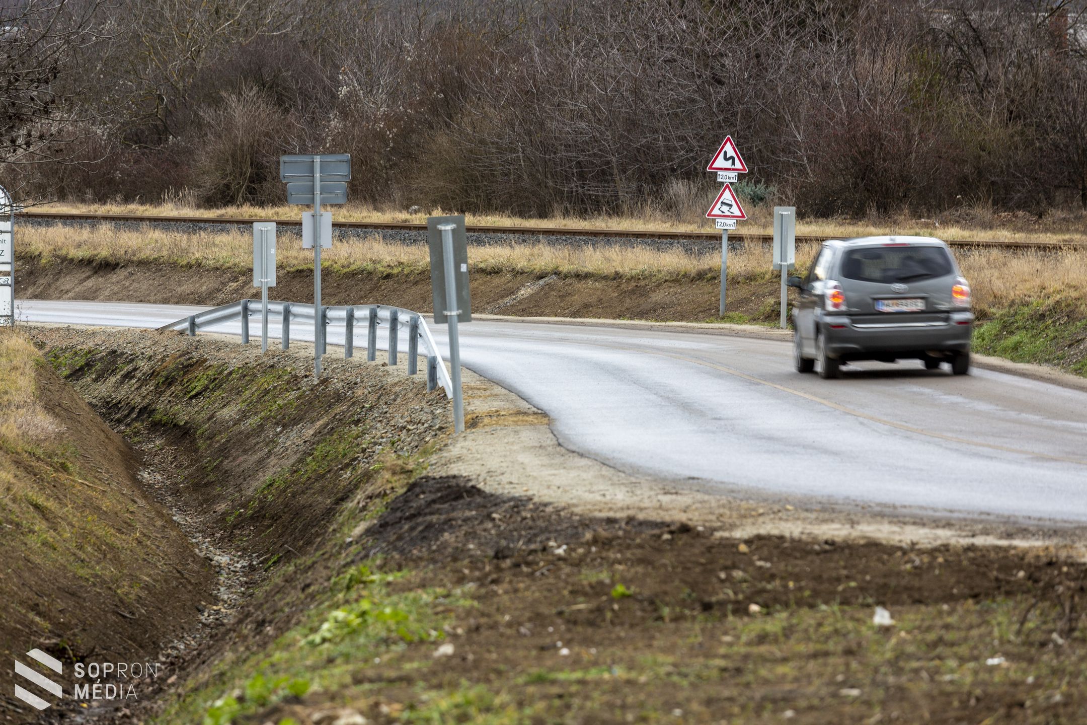 Átadták a megújult ágfalvi bekötőutat