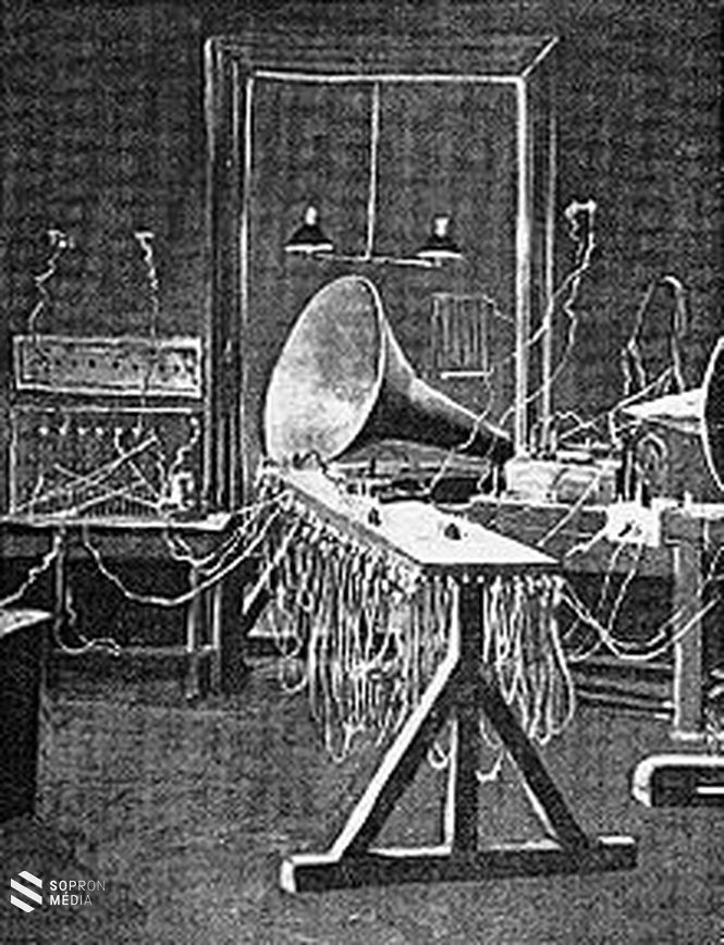 A telefonhírmondó kísérleti terme
