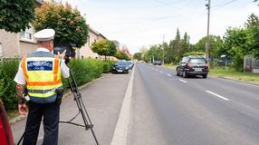 A sebességhatárok betartását ellenőrizte a rendőrség