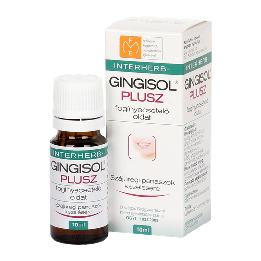 Gingisol Plusz fogínyecsetelő oldat INTERHERB (10ml)