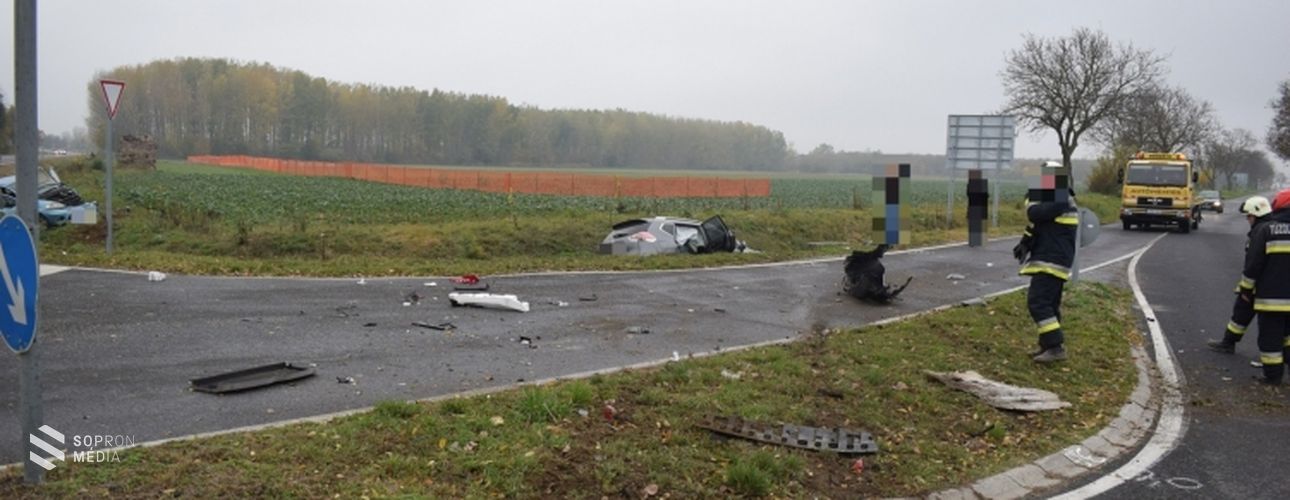 Nem adott elsőbbséget, balesetet okozott a sofőr 