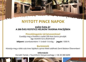 Open Cellar Days all year round