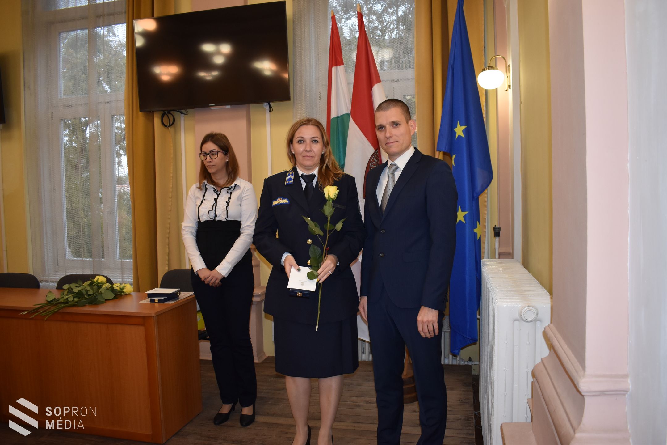 Elismerés a rendőröknek

