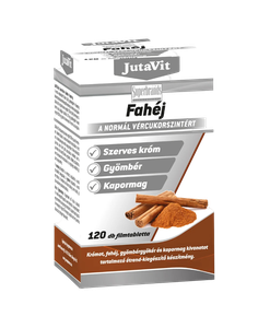 JutaVit Fahéj+Króm+Gyömbér+Kapormag filmtabletta (120x) termék kép