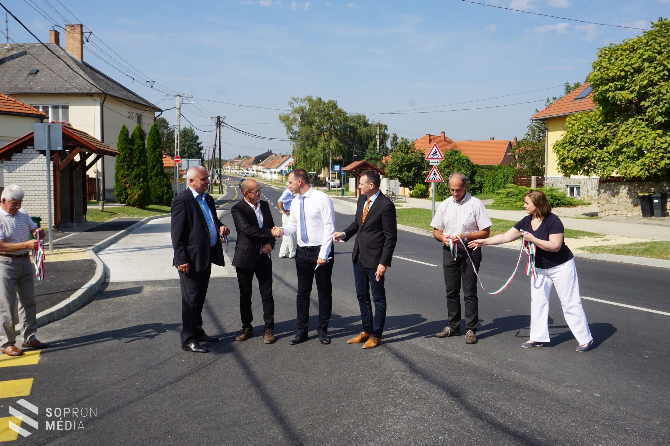 Nő a forgalombiztonság a 8518-as jelű Fertőendréd-Sopron összekötő úton!