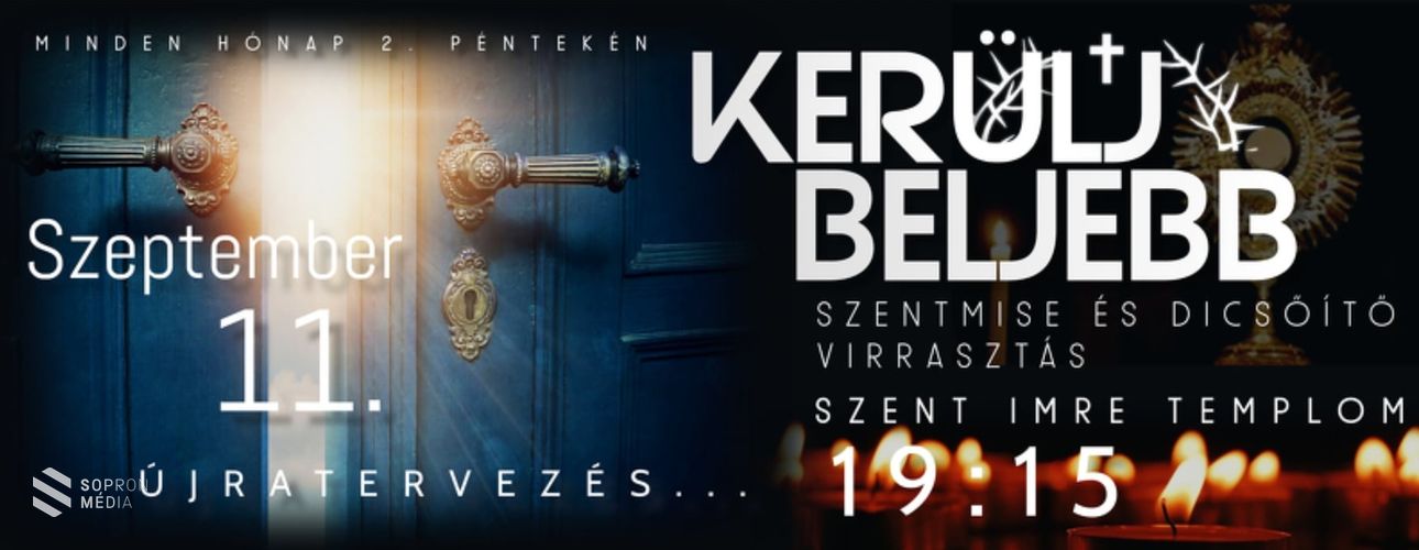 Élő közvetítés pénteken a Szent Imre-templomból
