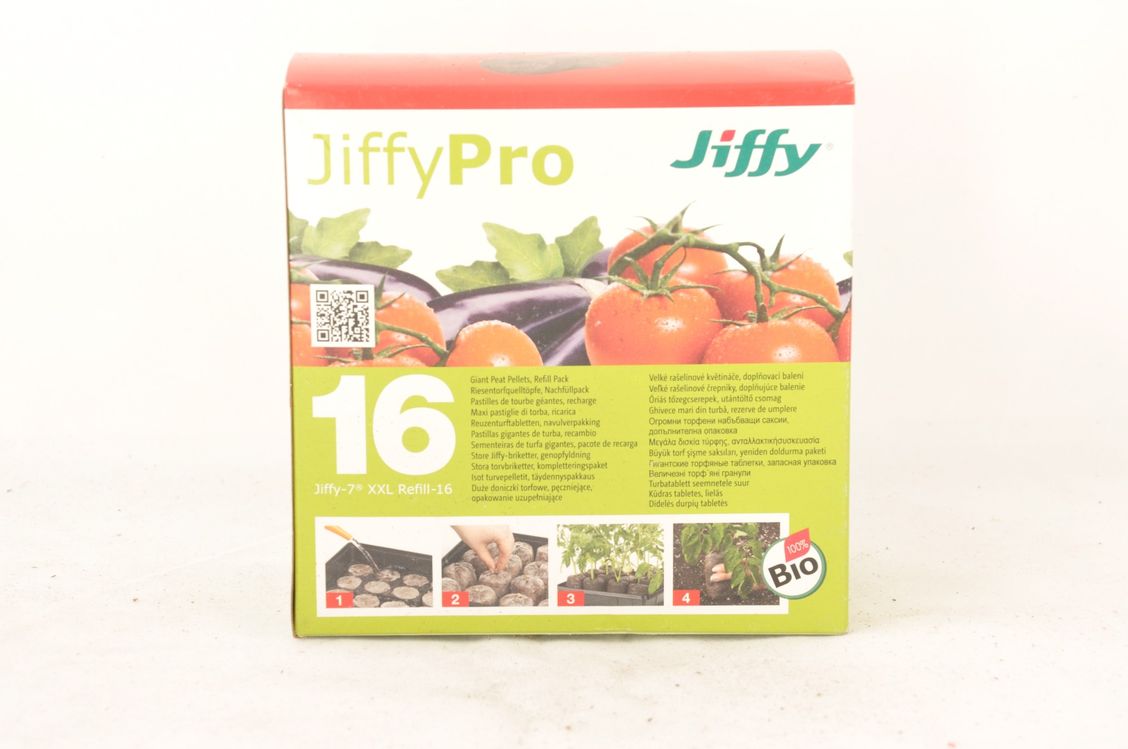 JIFFY EASY tőzegpogácsa 16 db-os utántöltő (50 mm) termék képe