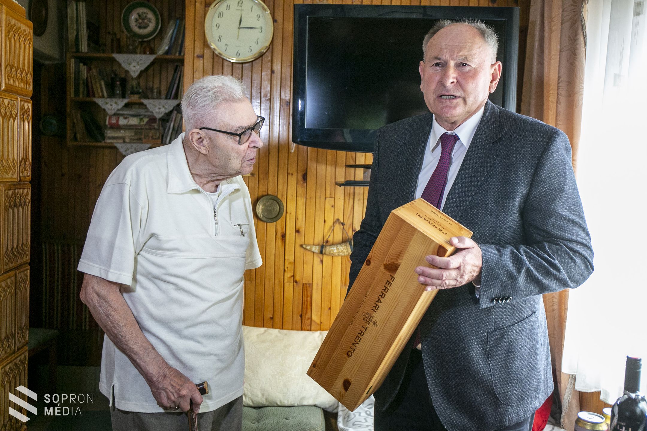 Balogh Gyulát köszöntötték 90. születésnapja alkalmából