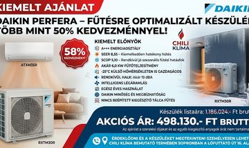 Daikin Perfera fűtésre optimalizált szett akció!
