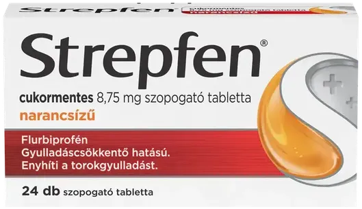 Strepfen cukormentes 8,75 mg szopogató tabletta (24x)