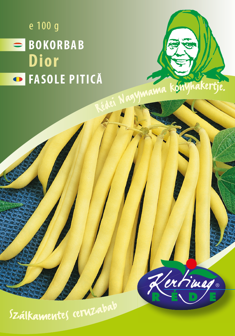 Sárgahüvelyű bokorbab Dior 100 g termék képe