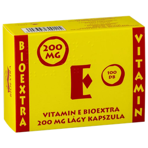 Vitamin E Bioextra 200 mg lágy kapszula (100x) termék kép