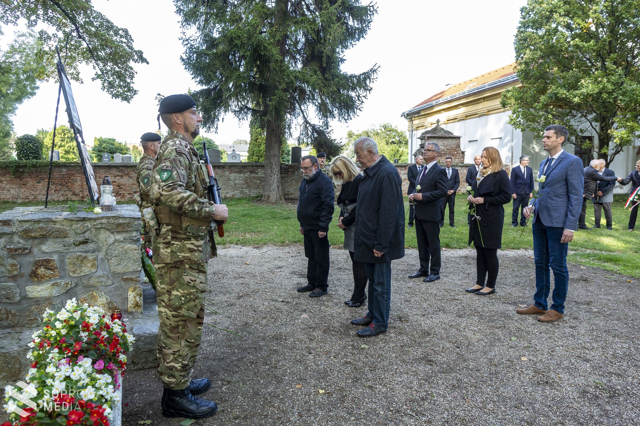 Az aradi vértanúk előtt tisztelegtek Sopronban