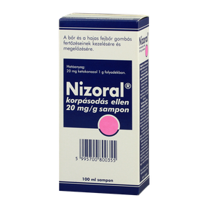 Nizoral 20 mg/g sampon korpásodás ellen (100ml) termék kép