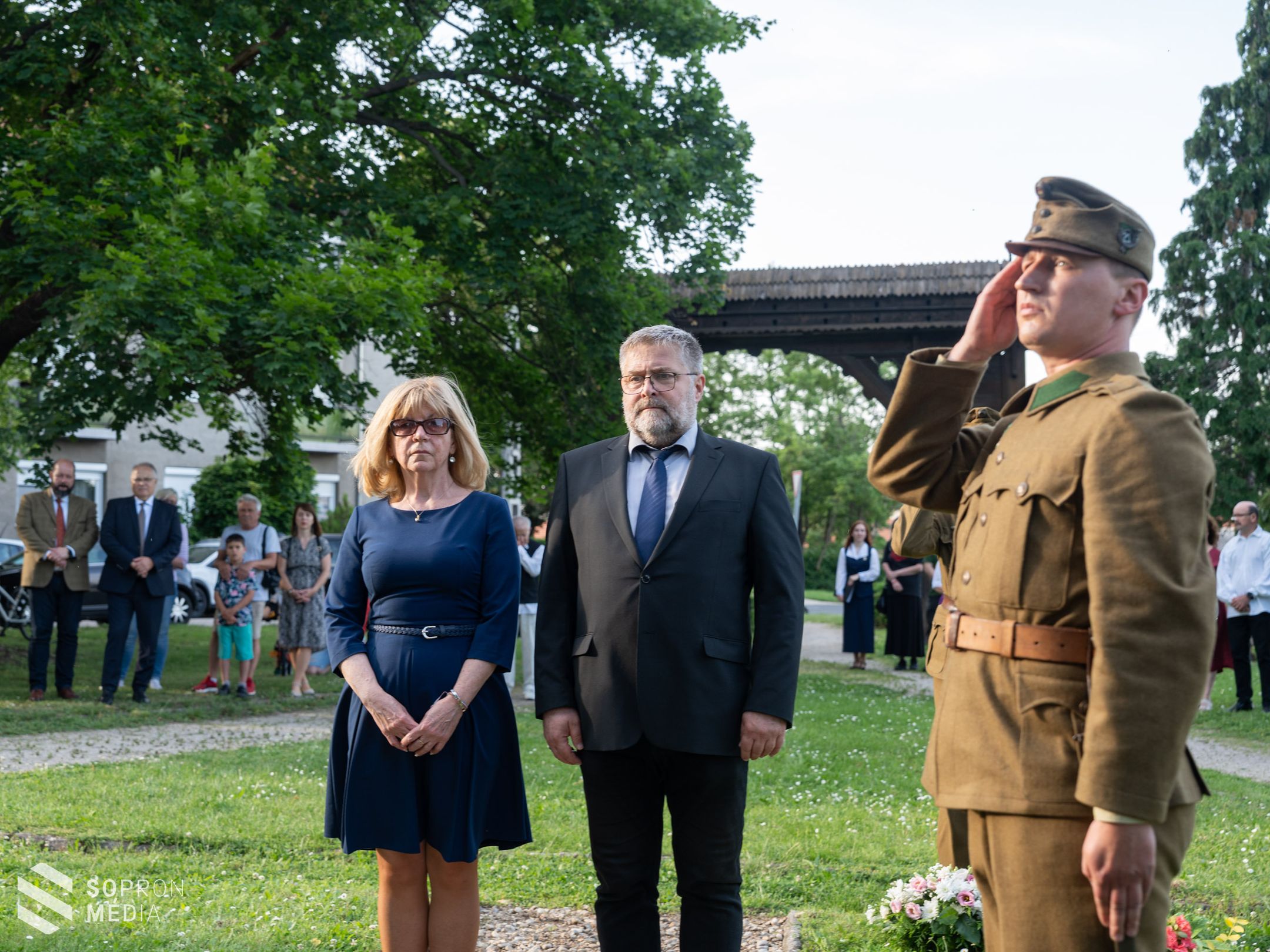 Nemzeti Összetartozás Napja ünnepség a soproni Barátság parkban