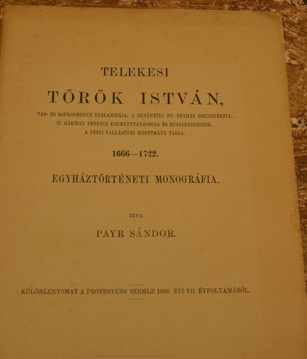 Háromszáz éve halt meg  a Líceum  jótevője, Telekesi Török István