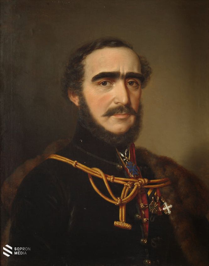 Gróf Széchenyi István Barabás Miklós festményén, 1848-ban