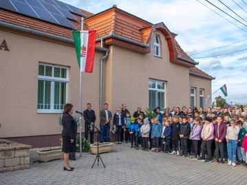 2025 - Koszorúzás az 1956-os emlékműnél