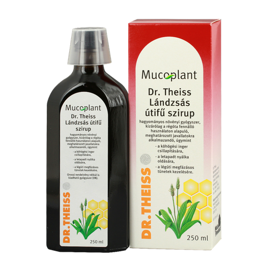 Mucoplant Dr.Theiss lándzsás útifű szirup GYÓGYSZ. (250ml)