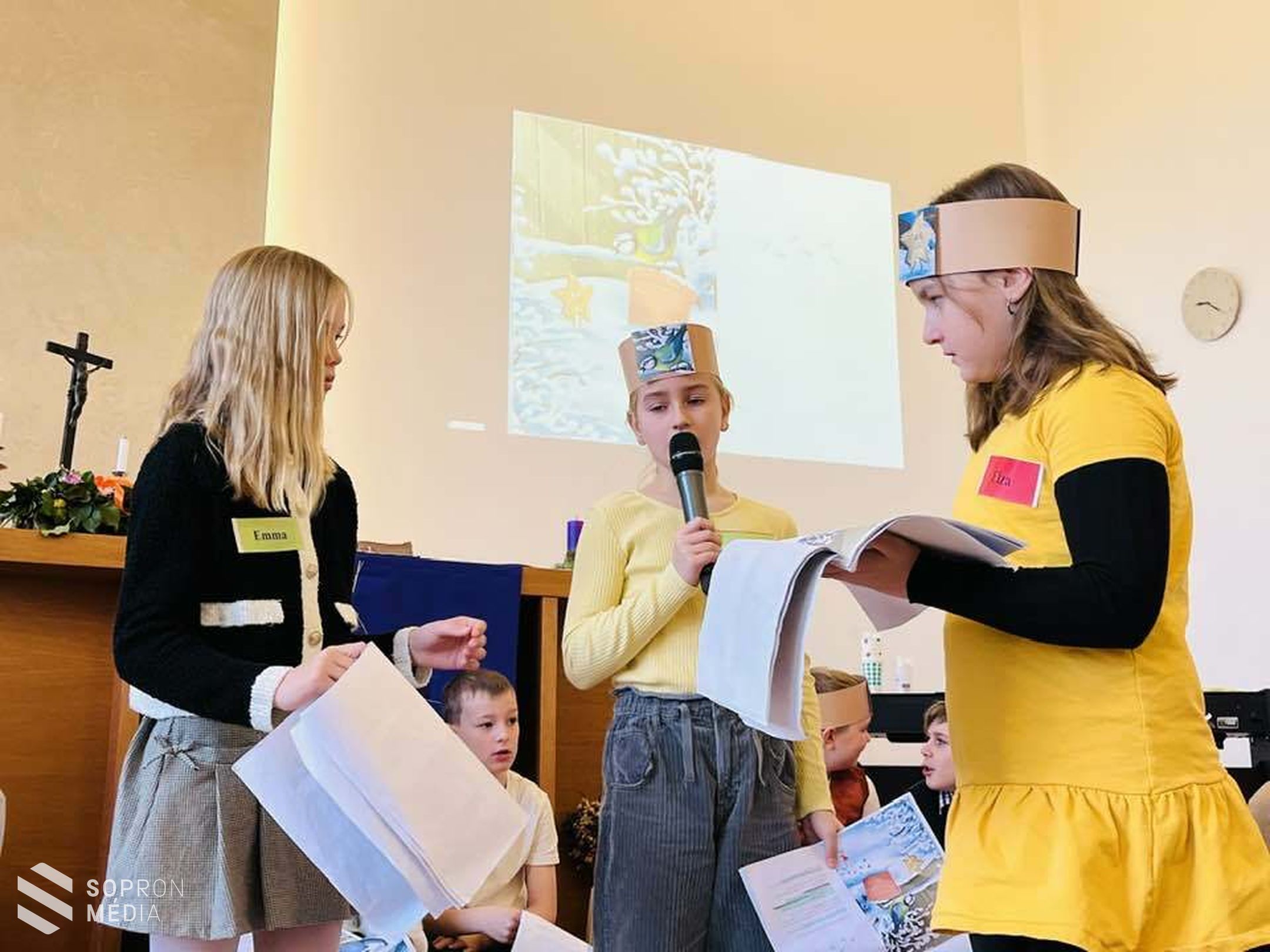 Kismartoni diákok Sopronban