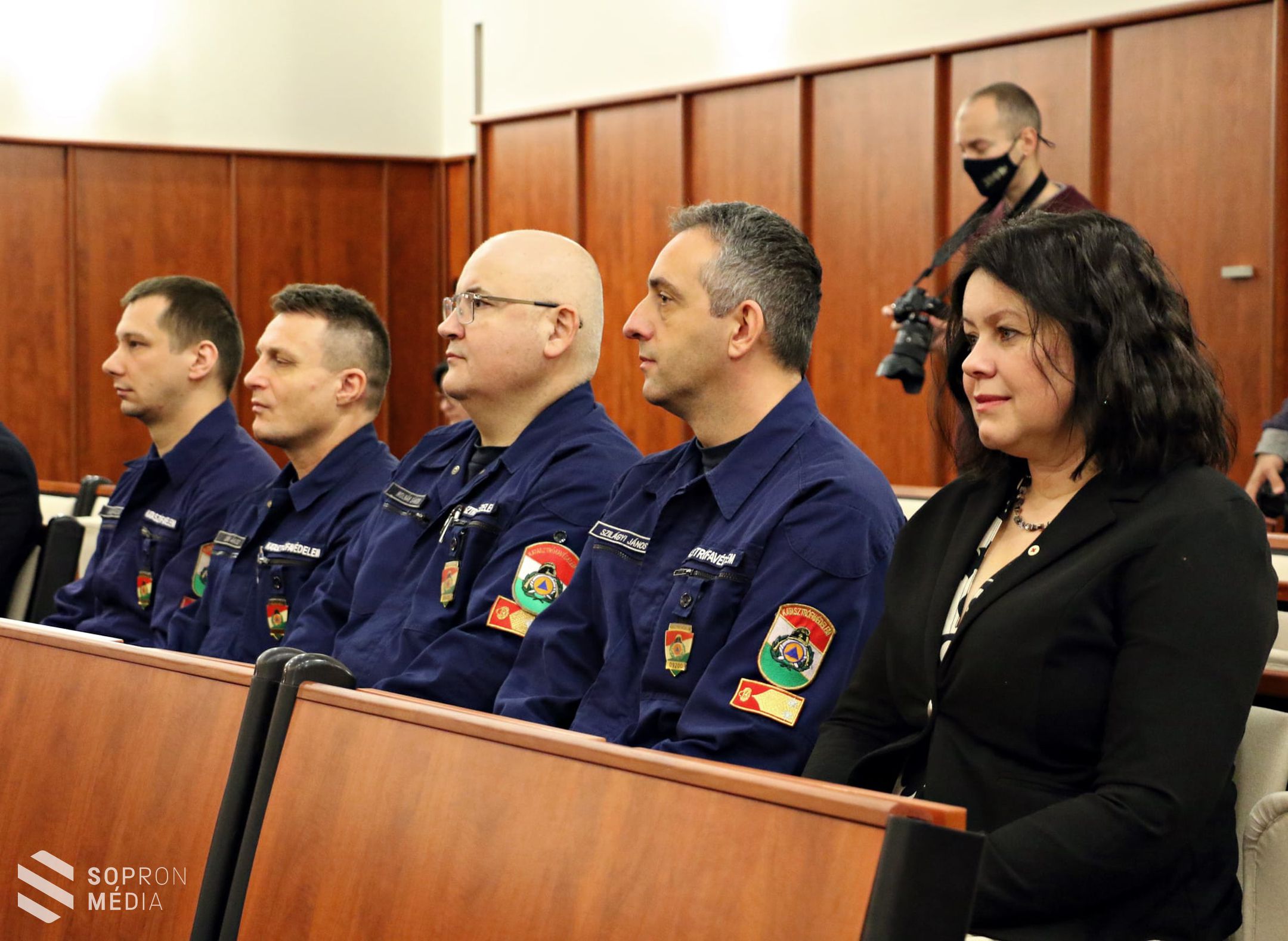 Díjat kapott a Soproni Katasztrófavédelmi Kirendeltség vezetője
