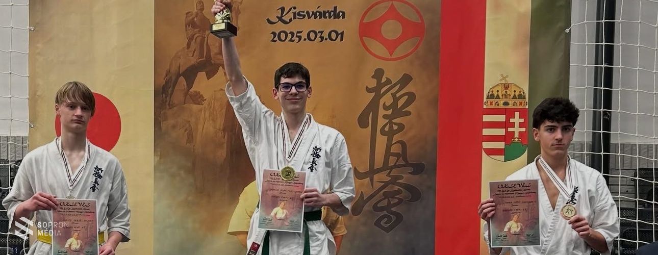 Két soproni diák is dobogóra állhatott a kyokushin bajnokságon