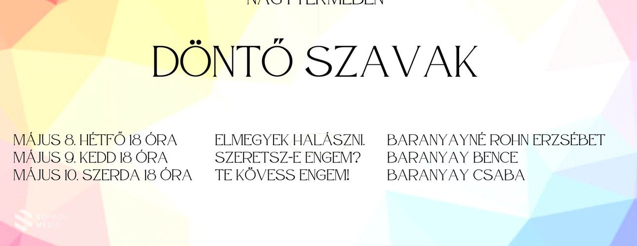 Háromestés evangelizációs sorozatot tart a Soproni Evangélikus Egyházközség