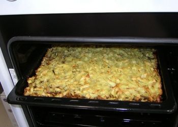 Hagyományos ételreceptek-szilvalekváros rakott tészta