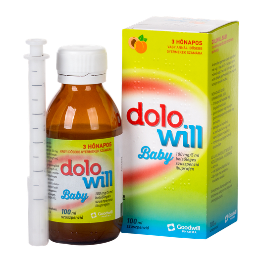Dolowill Baby 100 mg/5 ml belsőleges szuszpenzió (100ml)