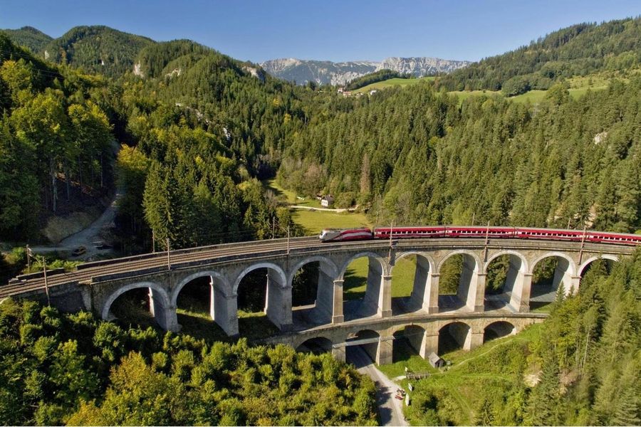 ÉLMÉNYVONATOZÁS A SEMMERINGBAHN-ON