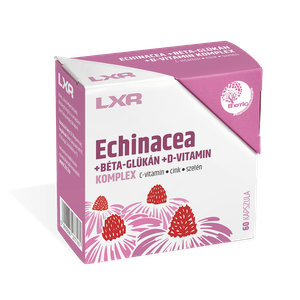 LXR Echiancea + B-Glükán + D komplex kapszula (60x) termék kép