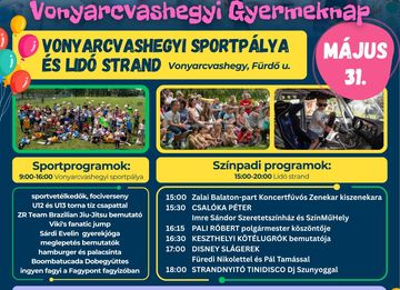 Vonyarcvashegy Kindertag und Strandöffnung