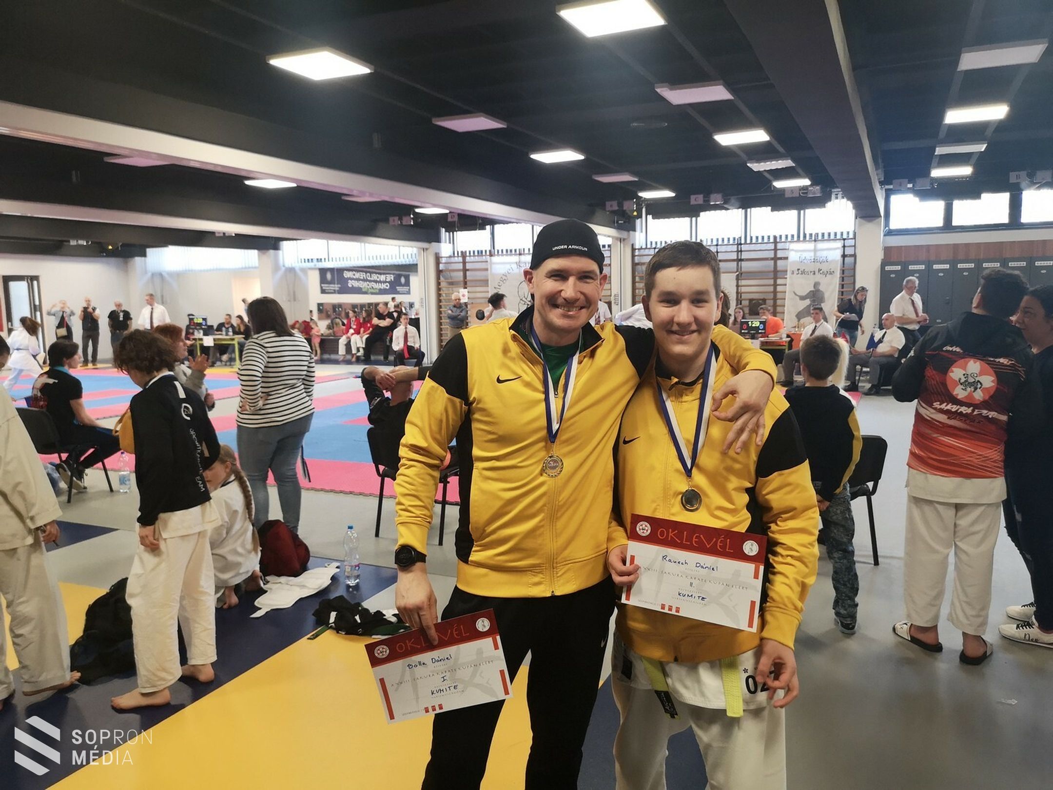 Soproni sikerek a karate kupán