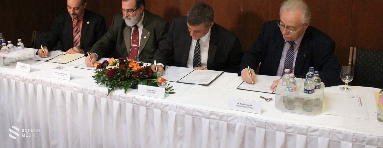 Együttműködési megállapodást kötött a Nyugat-magyarországi Egyetem és a Soproni Polgári Lövész Egyesület
