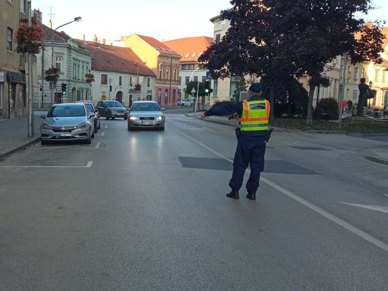 A hétvégén ismét akcióba léptek a soproni rendőrök