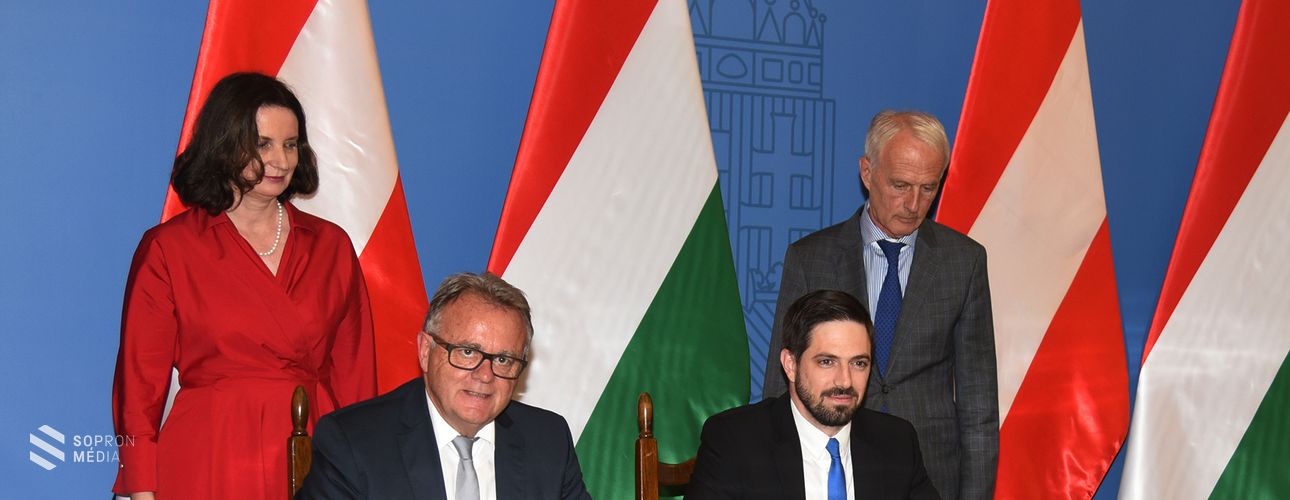 Közös nyilatkozatot írt alá Magyarország és Burgenland