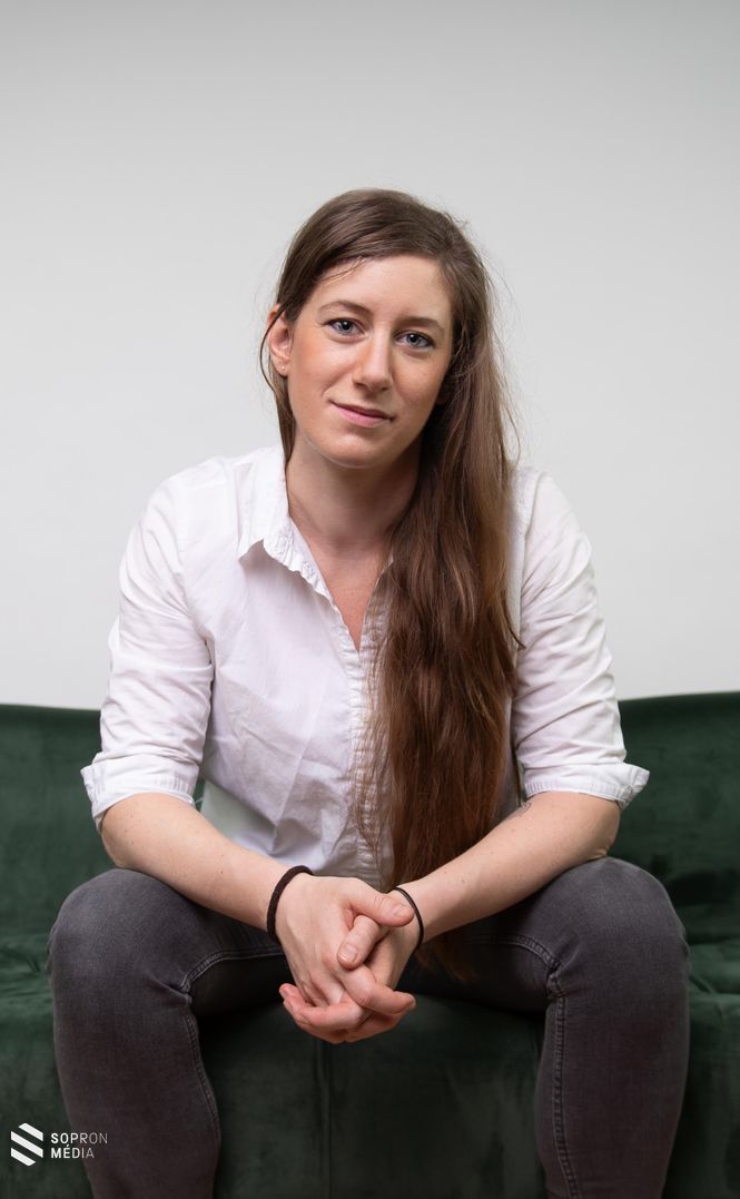 Almási-Thomka Orsolya, a Zöld Kezek Egyesület elnöke