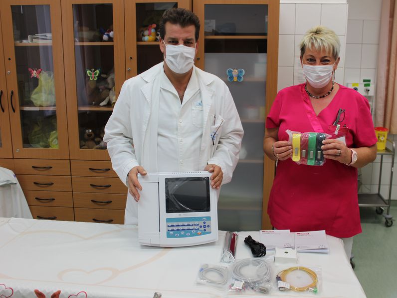 Új EKG-készülékek segítik a soproni kórház munkáját