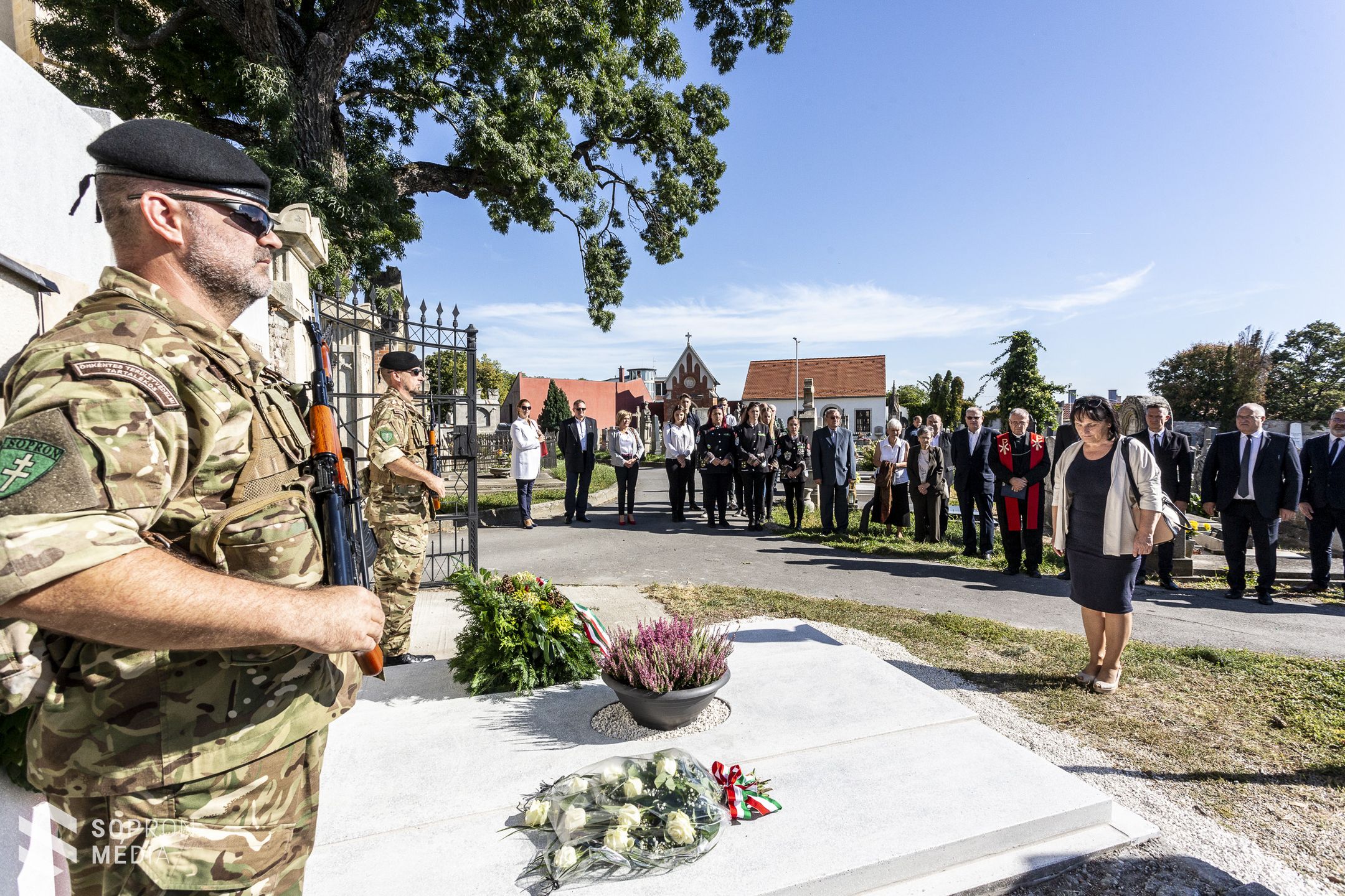 Az ágfalvi csata hőseire emlékeztek a Szent Mihály temetőben