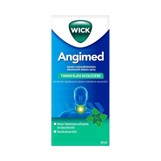 Angimed/Angised mentol oldatos spray+pumpa (30ml)