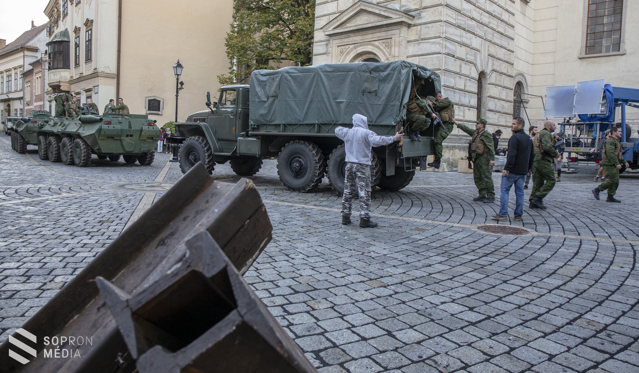 Tankok a belvárosban