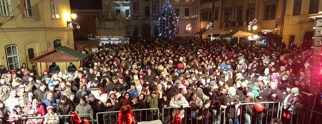 Így szilveszterezett Sopron
