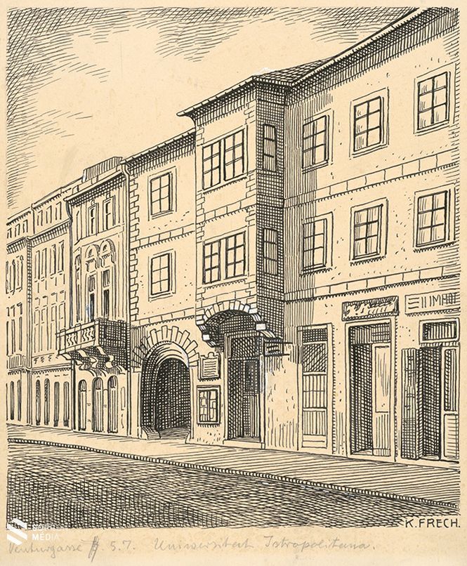 Academia Istropolitana, Karol Frech alkotása 