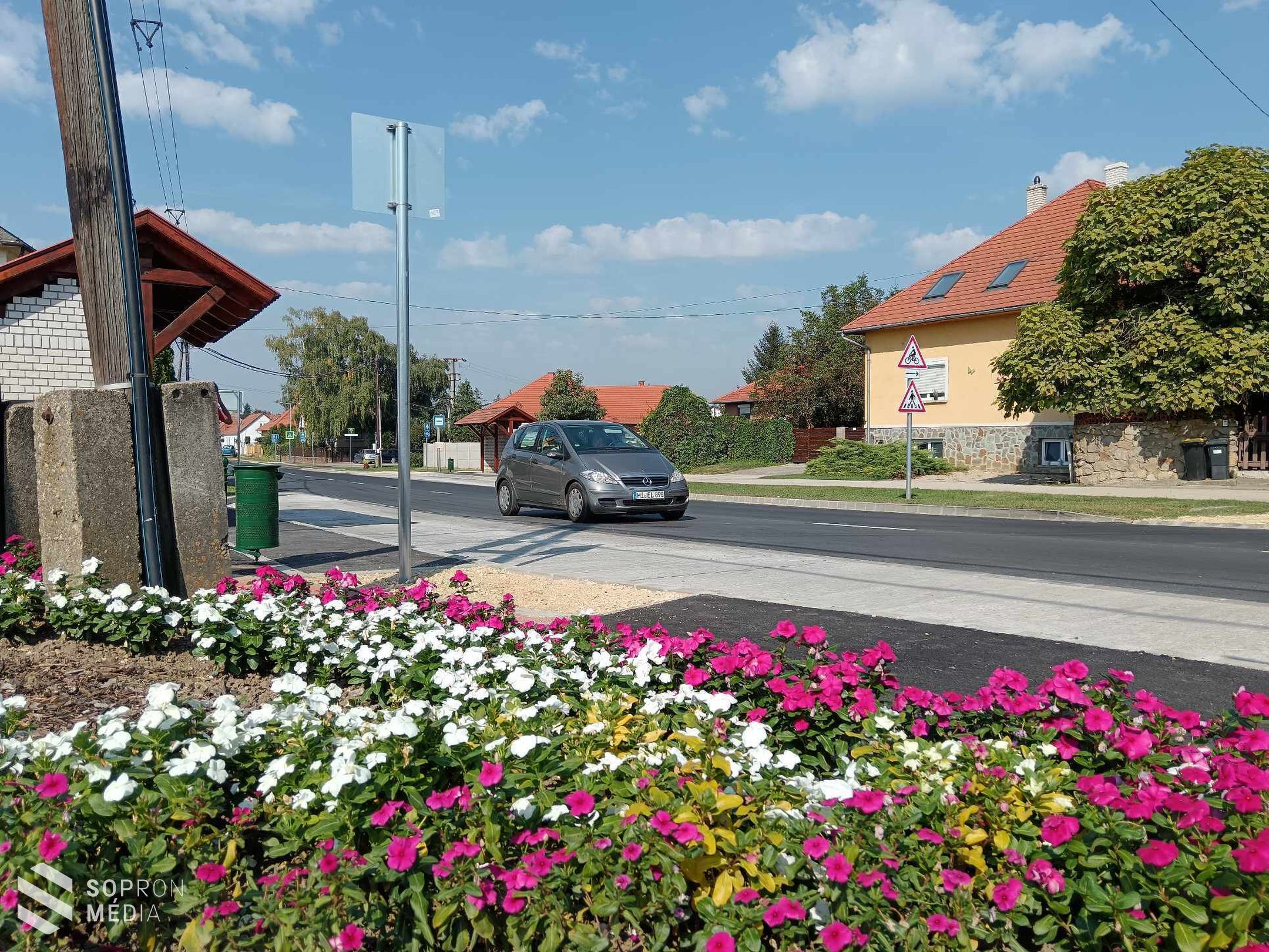 Nő a forgalombiztonság a 8518-as jelű Fertőendréd-Sopron összekötő úton!