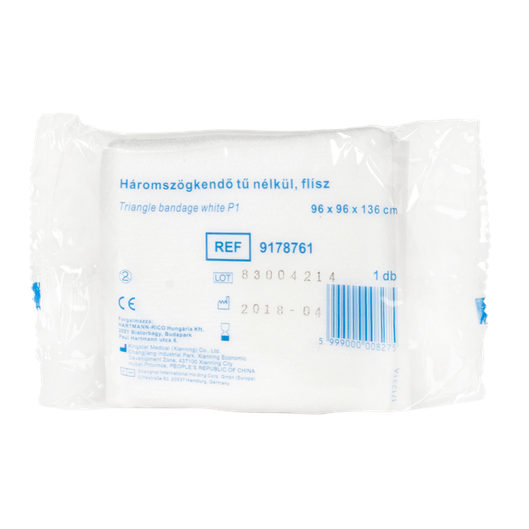 Háromszögletű kendő flisz  előre csomagolt (Hart.-Rico)